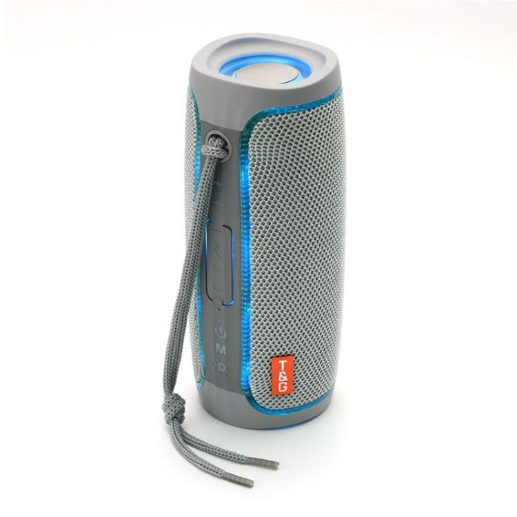 T&G TG288 TWS Portable LED Light Bluetooth Speaker(Gray) - Desktop Speaker by T&G | Online Shopping South Africa | PMC Jewellery | Buy Now Pay Later Mobicred