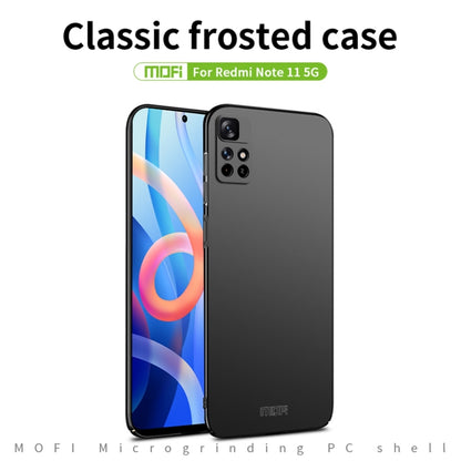 For Redmi Note 11 5G / Note11S 5G / Poco M4 Pro 5G MOFI Frosted PC Ultra-thin Hard  Phone Case(Black) - Xiaomi Cases by MOFI | Online Shopping South Africa | PMC Jewellery