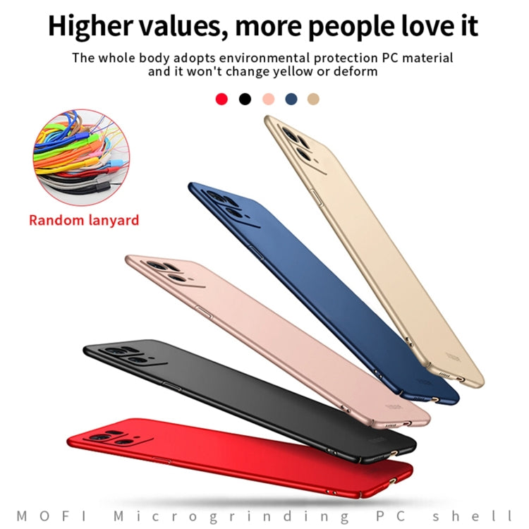 For OPPO Reno7 Pro MOFI Frosted PC Ultra-thin Hard Case(Red) - free shipping - PMC TechLife - Order now!