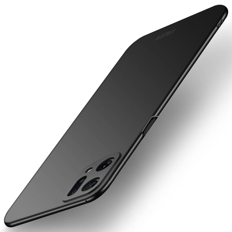 For OPPO Find X5 MOFI Frosted PC Ultra-thin Hard Case(Black) - free shipping - PMC TechLife - Order now!