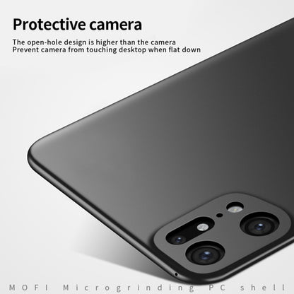 For OPPO Find X5 Pro MOFI Frosted PC Ultra-thin Hard Case(Black) -  by MOFI | Online Shopping South Africa | PMC Jewellery