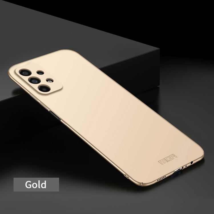 For Samsung Galaxy A23 4G MOFI Frosted PC Ultra-thin Hard Case(Gold) - Galaxy Phone Cases by MOFI | Online Shopping South Africa | PMC Jewellery