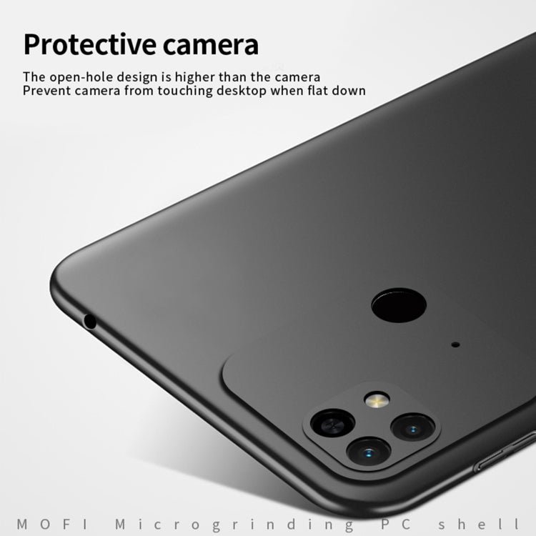 For Xiaomi Redmi 10C / Redmi 10 Power  MOFI Frosted PC Ultra-thin Hard Case(Black) - Xiaomi Cases by MOFI | Online Shopping South Africa | PMC TechLife | Buy Now Pay Later Mobicred