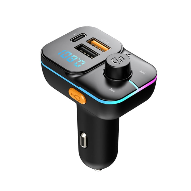 C24 Car Bluetooth MP3 Player Fast Charging FM Transmitter Wireless Handsfree - Bluetooth Car Kits by PMC Jewellery | Online Shopping South Africa | PMC Jewellery | Buy Now Pay Later Mobicred