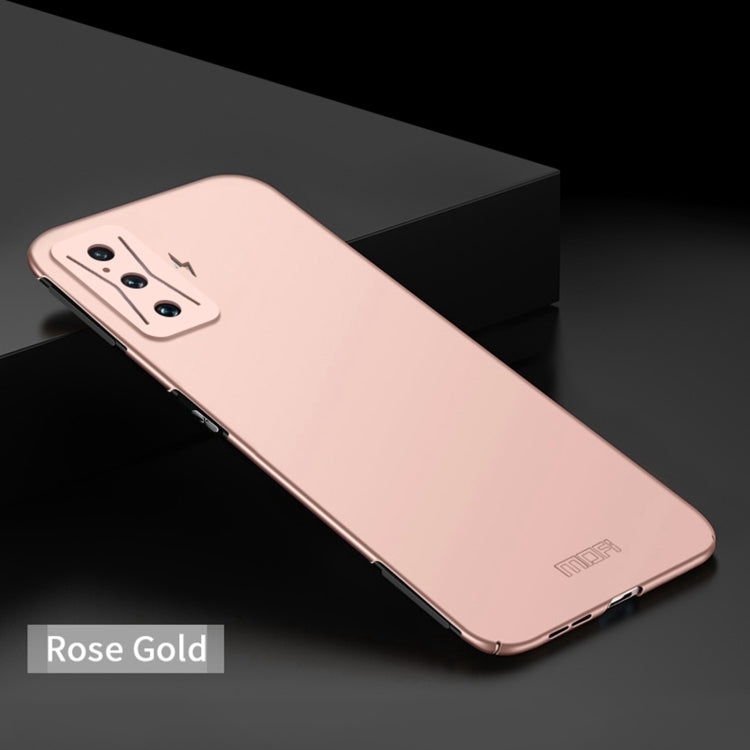 For Xiaomi Redmi K50 Gaming MOFI Frosted PC Ultra-thin Hard Case(Rose Gold) - Xiaomi Cases by MOFI | Online Shopping South Africa | PMC Jewellery