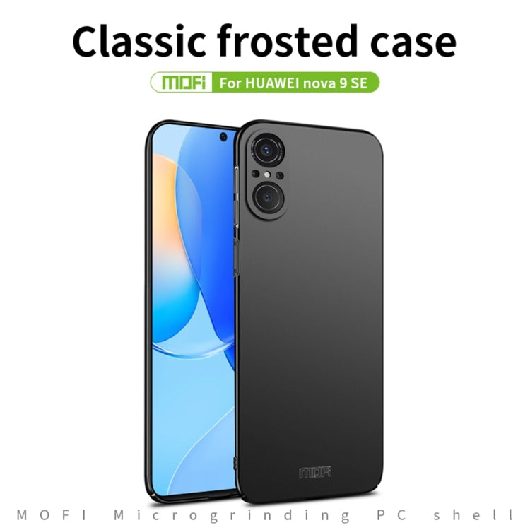 For Huawei Nova9 SE MOFI Frosted PC Ultra-thin Hard Case(Black) - Huawei Cases by MOFI | Online Shopping South Africa | PMC Jewellery