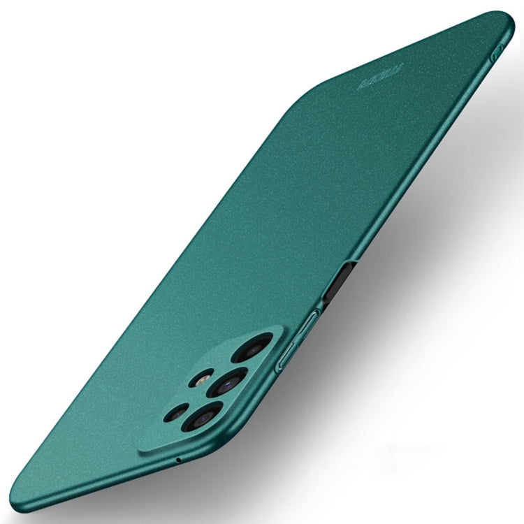 For Samsung Galaxy A73 5G MOFI Fandun Series Frosted PC Ultra-thin All-inclusive Phone Case(Green) - Galaxy Phone Cases by MOFI | Online Shopping South Africa | PMC Jewellery