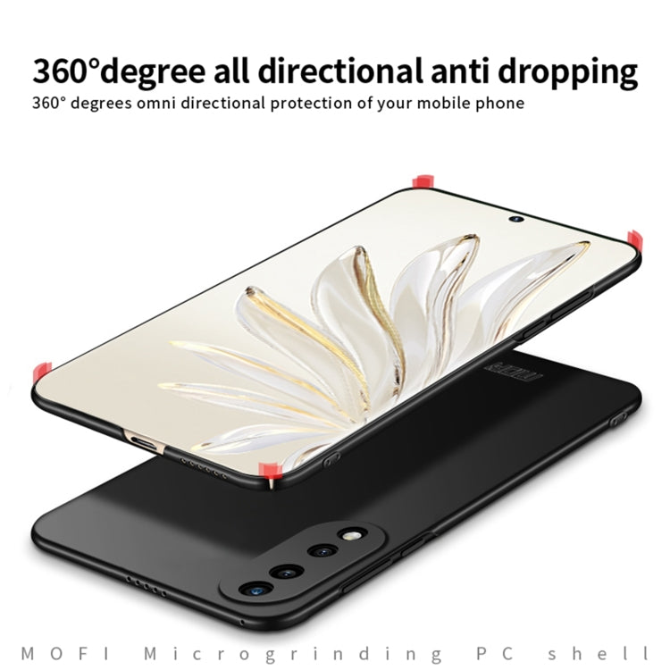 For Honor 70 Pro MOFI Frosted PC Ultra-thin Hard Case(Black) - Honor Cases by MOFI | Online Shopping South Africa | PMC TechLife | Buy Now Pay Later Mobicred
