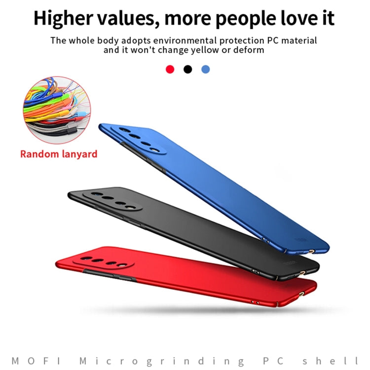 For Honor 70 Pro MOFI Frosted PC Ultra-thin Hard Case(Black) - Honor Cases by MOFI | Online Shopping South Africa | PMC TechLife | Buy Now Pay Later Mobicred