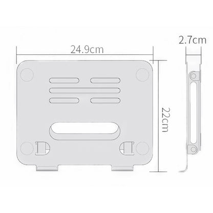 BONERUY P43P Folding Double-layer Aluminum Alloy Notebook Tablet Stand - Laptop Stand by BONERUY | Online Shopping South Africa | PMC Jewellery | Buy Now Pay Later Mobicred