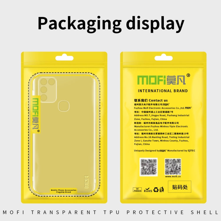 For Infinix Hot 12 Play MOFI Ming Series Ultra-thin TPU Phone Case(Transparent) - Infinix Cases by MOFI | Online Shopping South Africa | PMC Jewellery