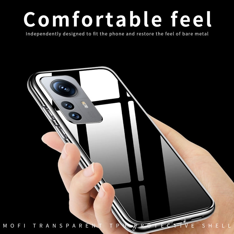 For Xiaomi 12 / 12S / 12X MOFI Ming Series Ultra-thin TPU Phone Case(Transparent) - Xiaomi Cases by MOFI | Online Shopping South Africa | PMC Jewellery