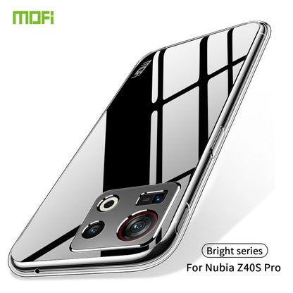 For ZTE Nubia Z40S Pro MOFI Ming Series Ultra-thin TPU Phone Case(Transparent) - ZTE Cases by MOFI | Online Shopping South Africa | PMC Jewellery