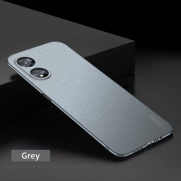 For OPPO A97 5G MOFI Frosted PC Ultra-thin Hard Phone Case(Gray) - OPPO Cases by MOFI | Online Shopping South Africa | PMC TechLife