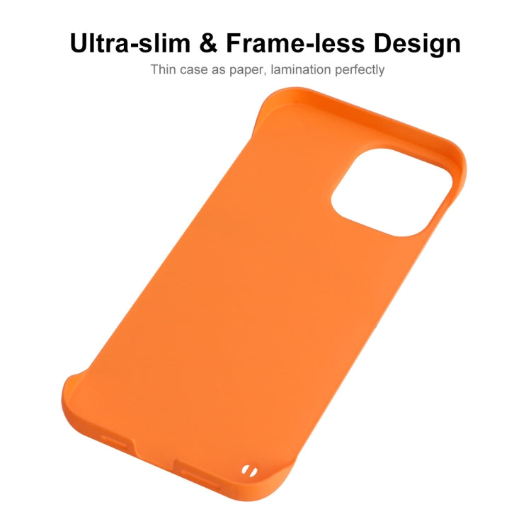 For iPhone 14 Pro ENKAY Matte Frameless PC Phone Case(Orange) - iPhone 14 Pro Cases by ENKAY | Online Shopping South Africa | PMC Jewellery | Buy Now Pay Later Mobicred