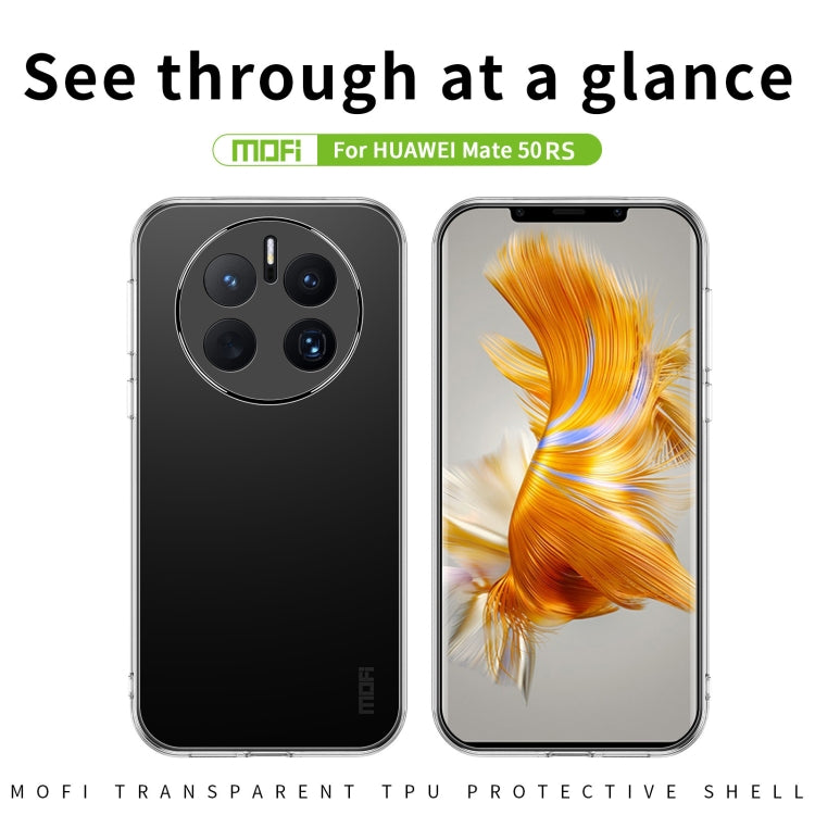 For Huawei Mate 50 RS MOFI Ming Series Ultra-thin TPU Phone Case(Transparent) - free shipping - PMC TechLife - Order now!