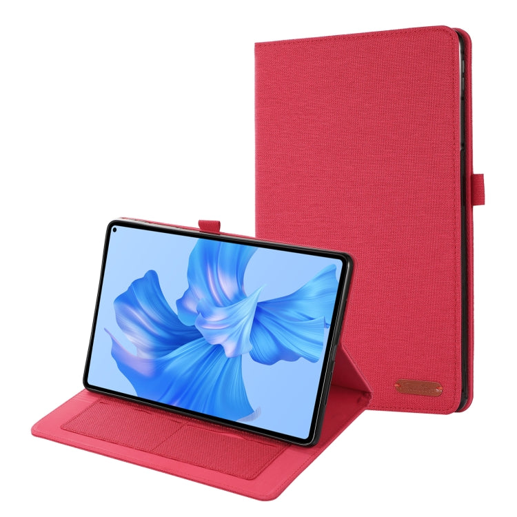 For Huawei MatePad Pro 11 2022  Fabric Leather Tablet Case(Red) - Huawei by PMC TechLife | Online Shopping South Africa | PMC TechLife | Buy Now Pay Later Mobicred