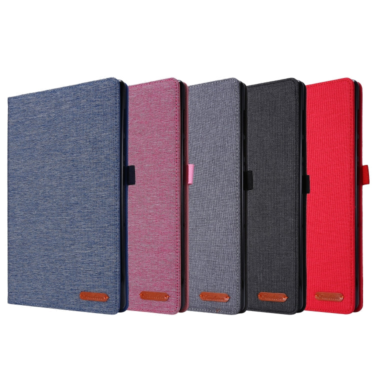 For Huawei MatePad Pro 11 2022  Fabric Leather Tablet Case(RoseRed) - Huawei by PMC TechLife | Online Shopping South Africa | PMC TechLife | Buy Now Pay Later Mobicred