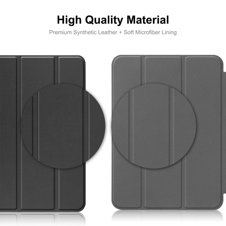 For Xiaomi Redmi Pad 10.61 inch ENKAY Tri-fold Custer Texture Leather Stand Smart Case(Grey) - free shipping - PMc TechLife - Order now!