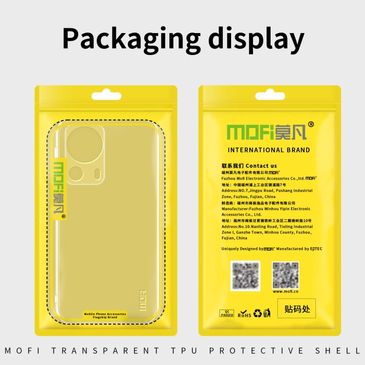 For Xiaomi Civi 2 MOFI Ming Series Ultra-thin TPU Phone Case(Transparent) - Xiaomi Cases by MOFI | Online Shopping South Africa | PMC Jewellery