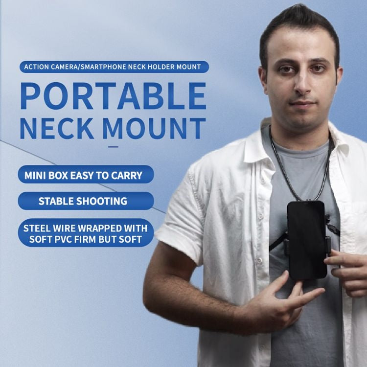 Mini Collar Lazy Adjustable Neck Bracket for GoPro Action Camera Smartphones - Holder by PMC Jewellery | Online Shopping South Africa | PMC Jewellery | Buy Now Pay Later Mobicred