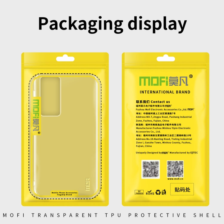 For Motorola Moto S30 Pro MOFI Ming Series Ultra-thin TPU Phone Case(Transparent) - Motorola Cases by MOFI | Online Shopping South Africa | PMC Jewellery