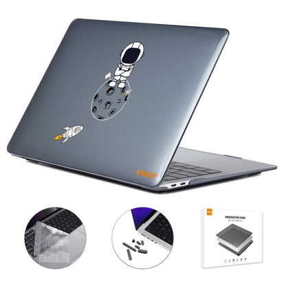 For MacBook Pro 14.2 A2442/A2779 2023 ENKAY Hat-Prince 3 in 1 Spaceman Pattern Laotop Protective Crystal Case with TPU Keyboard Film / Anti-dust Plugs, Version:US(Spaceman No.4) - MacBook Pro Cases by ENKAY | Online Shopping South Africa | PMC Jewellery | Buy Now Pay Later Mobicred