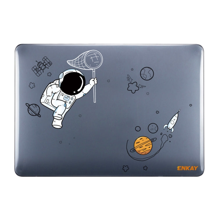 For MacBook Pro 16.2 A2485/A2880 2023 ENKAY Hat-Prince 3 in 1 Spaceman Pattern Laotop Protective Crystal Case with TPU Keyboard Film / Anti-dust Plugs, Version:EU(Spaceman No.2) - MacBook Pro Cases by ENKAY | Online Shopping South Africa | PMC Jewellery | Buy Now Pay Later Mobicred