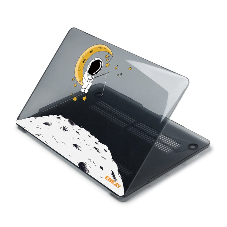 For MacBook Pro 16.2 A2485/A2880 2023 ENKAY Hat-Prince 3 in 1 Spaceman Pattern Laotop Protective Crystal Case with TPU Keyboard Film / Anti-dust Plugs, Version:EU(Spaceman No.3) - MacBook Pro Cases by ENKAY | Online Shopping South Africa | PMC Jewellery | Buy Now Pay Later Mobicred