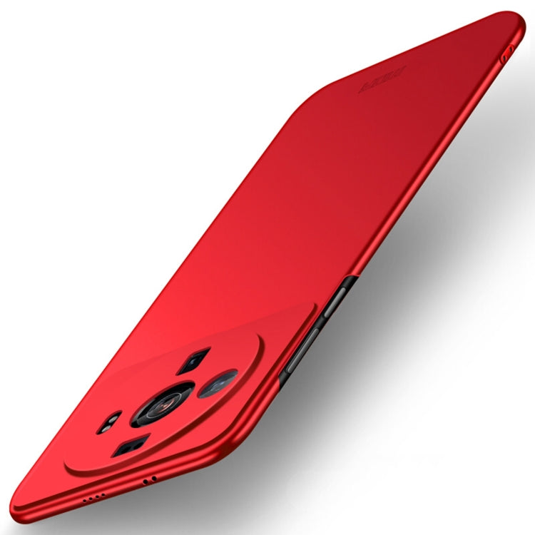 For Xiaomi 12s Ultra MOFI Micro Frosted PC Ultra-thin Hard Case(Red) - Xiaomi Cases by MOFI | Online Shopping South Africa | PMC Jewellery | Buy Now Pay Later Mobicred