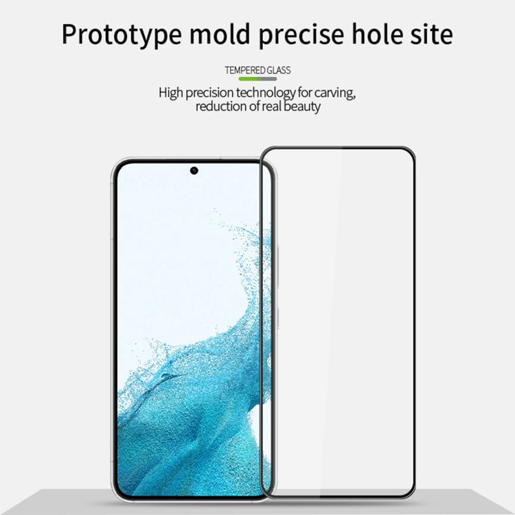For Samsung Galaxy S23+ 5G MOFI 9H 3D Curved Explosion-proof Tempered Glass Film(Black) - Galaxy S23+ 5G Tempered Glass by MOFI | Online Shopping South Africa | PMC TechLife
