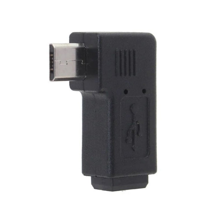 90 Degree Mini USB Female to Micro USB Male Adapter - USB Adapter by PMC TechLife | Online Shopping South Africa | PMC TechLife | Buy Now Pay Later Mobicred
