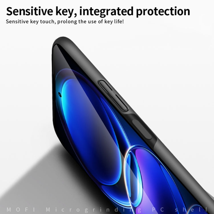 For Xiaomi Redmi Note 12 Pro 5G China MOFI Micro Frosted PC Ultra-thin Hard Case(Red) - Xiaomi Cases by MOFI | Online Shopping South Africa | PMC TechLife | Buy Now Pay Later Mobicred
