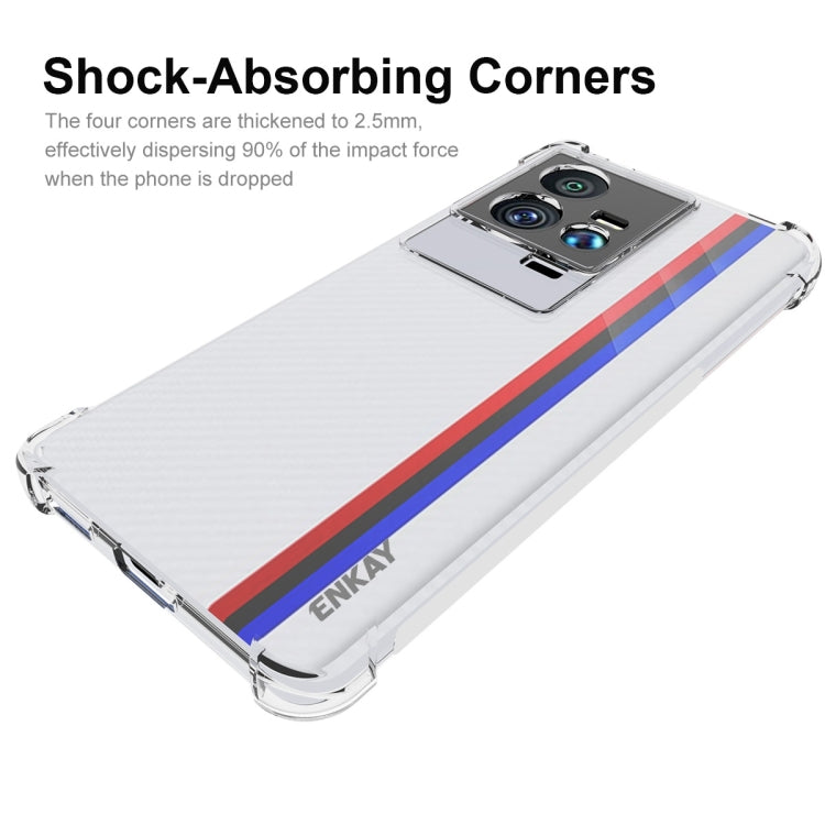 For vivo iQOO 11 5G ENKAY Hat-Prince Transparent TPU Shockproof Phone Case - vivo Cases by ENKAY | Online Shopping South Africa | PMC TechLife | Buy Now Pay Later Mobicred