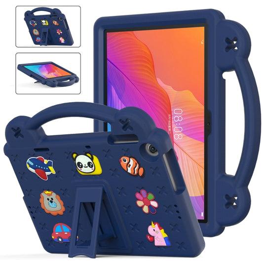 For Huawei MatePad T10S 10.1 / T10 9.7 / Honor Pad X8 10.1 Handle Kickstand Children EVA Shockproof Tablet Case(Navy Blue) - Honor by PMC Jewellery | Online Shopping South Africa | PMC Jewellery | Buy Now Pay Later Mobicred