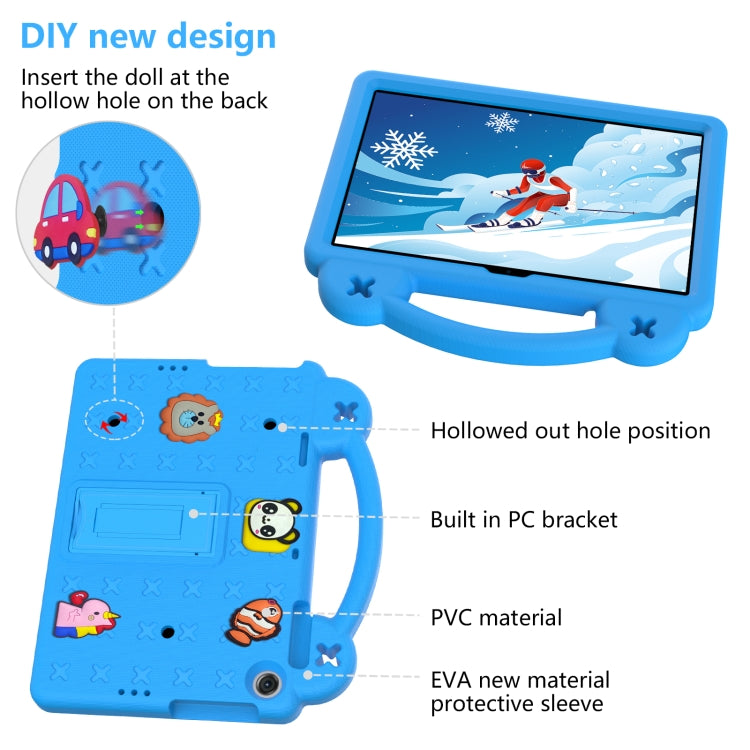 For Huawei Enjoy Tablet 2 10.1 Handle Kickstand Children EVA Shockproof Tablet Case(Sky Blue) - Huawei by PMC TechLife | Online Shopping South Africa | PMC TechLife | Buy Now Pay Later Mobicred