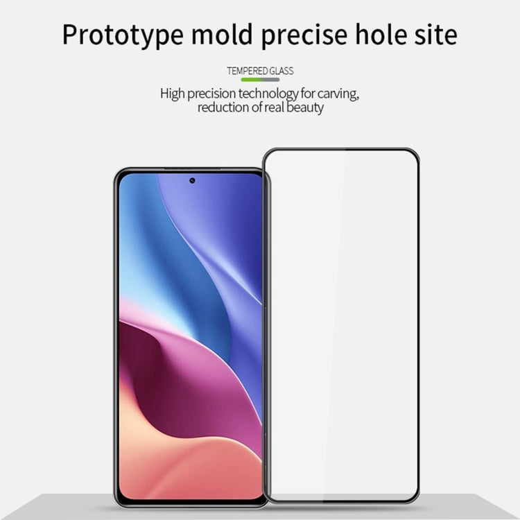 For Xiaomi Redmi K60 / K60 Pro MOFI 9H 3D Explosion-proof Curved Screen Tempered Glass Film(Black) -  by MOFI | Online Shopping South Africa | PMC Jewellery