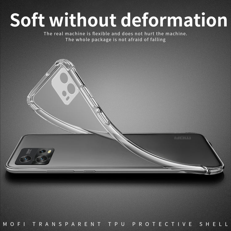 For Motorola Moto G72 MOFI Ming Series Ultra-thin TPU Phone Case(Transparent) - Motorola Cases by MOFI | Online Shopping South Africa | PMC Jewellery