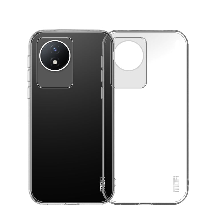 For vivo Y02 4G MOFI Ming Series Ultra-thin TPU Phone Case(Transparent) - vivo Cases by MOFI | Online Shopping South Africa | PMC Jewellery