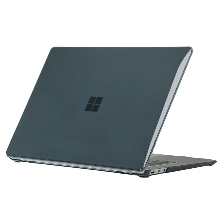 For Microsoft Surface Laptop 2/3/4/5 13.5 Cloth 1769/1867/1958/1950 ENKAY Hat-Prince Shockproof Crystal Hard Case(Black) - Microsoft by ENKAY | Online Shopping South Africa | PMC Jewellery | Buy Now Pay Later Mobicred