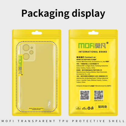 For Xiaomi Redmi Note 12 Pro Speed  MOFI Ming Series Ultra-thin TPU Phone Case(Transparent) - Xiaomi Cases by MOFI | Online Shopping South Africa | PMC Jewellery