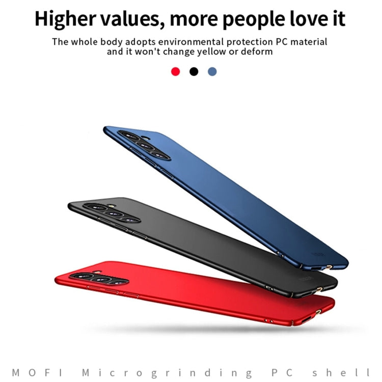 For Samsung Galaxy S23 FE 5G MOFI Frosted PC Ultra-thin Hard Phone Case(Blue) - Galaxy S23 FE 5G Cases by MOFI | Online Shopping South Africa | PMC TechLife | Buy Now Pay Later Mobicred