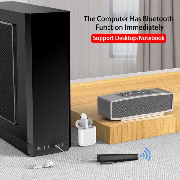 M27 Bluetooth 5.2 Wireless Stereo Music Receiver Transmitter Handsfree 3.5mm Aux Audio Car Kit - Bluetooth Dongle by PMC TechLife | Online Shopping South Africa | PMC TechLife | Buy Now Pay Later Mobicred
