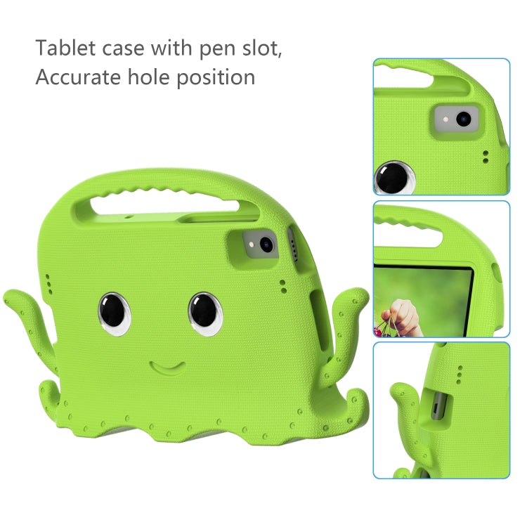 For Lenovo M10 Plus TB-X606 10.3 Octopus Style EVA PC Tablet Case(Grass Green) - Lenovo by PMC TechLife | Online Shopping South Africa | PMC TechLife | Buy Now Pay Later Mobicred