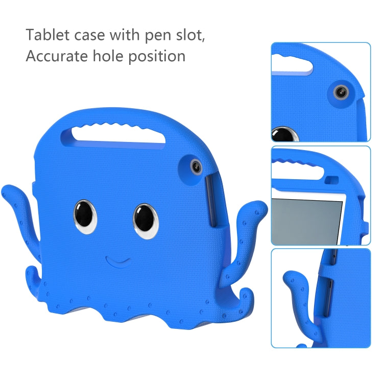 For Lenovo Tab M10 3rd Gen 10.1 TB-328 Octopus Style EVA Hybrid PC Shockproof Tablet Case with Strap(Blue) - Lenovo by PMC TechLife | Online Shopping South Africa | PMC TechLife | Buy Now Pay Later Mobicred