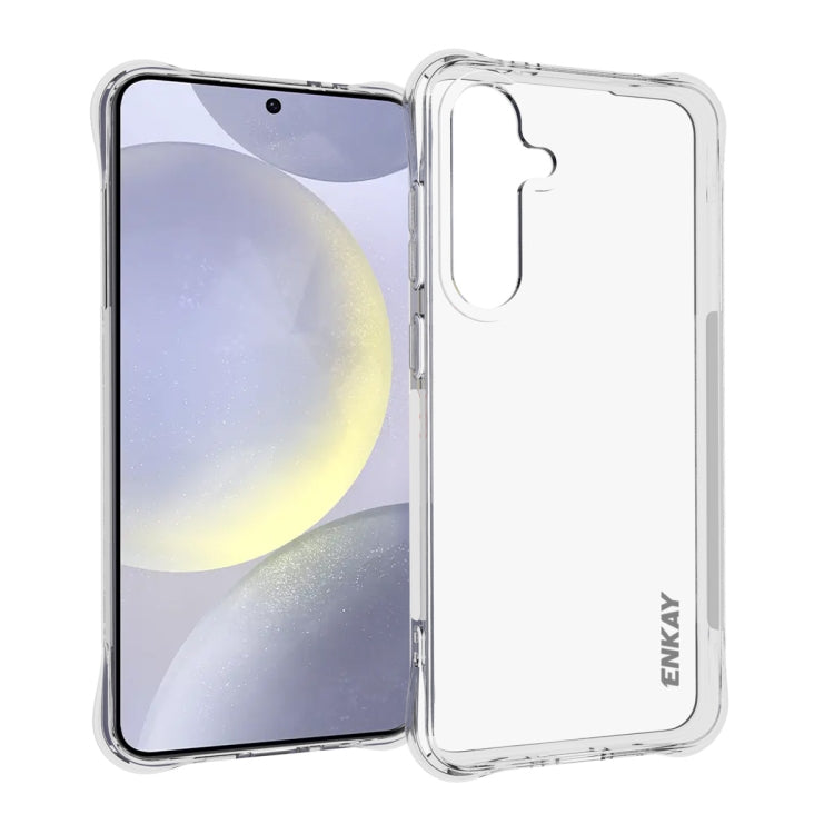 For Samsung Galaxy S24 FE 5G ENKAY Clear TPU Shockproof Anti-slip Phone Case - Galaxy S24 FE 5G Cases by ENKAY | Online Shopping South Africa | PMC Jewellery | Buy Now Pay Later Mobicred