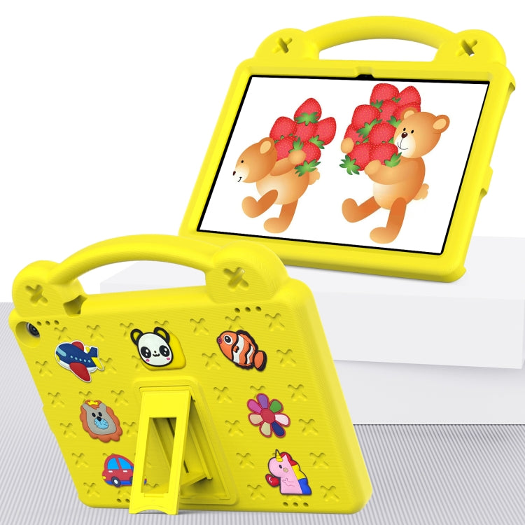 For Walmart Onn 10.1 2022 / 100071485 Handle Kickstand Children EVA Shockproof PC Tablet Case(Yellow) - Others by PMC TechLife | Online Shopping South Africa | PMC TechLife | Buy Now Pay Later Mobicred