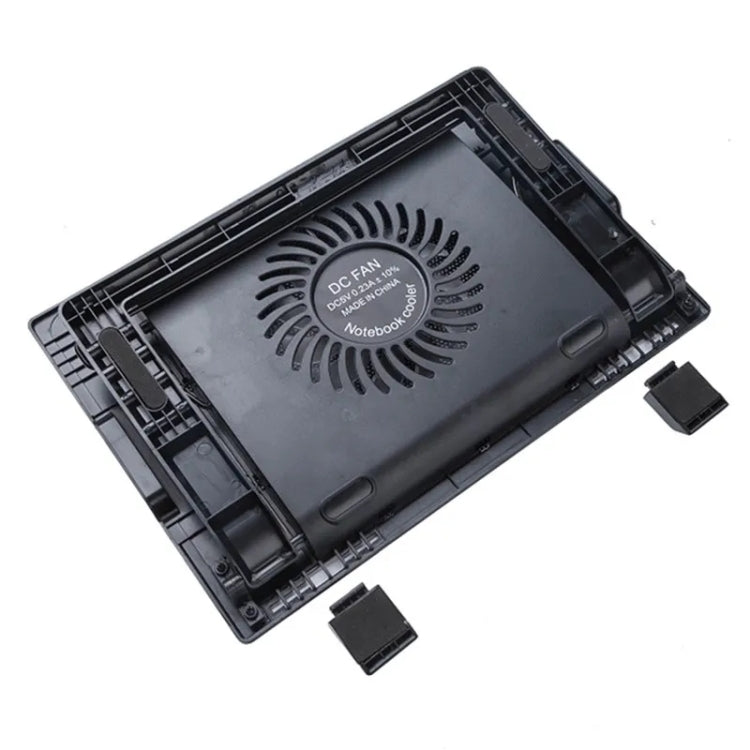 NB339 USB Desktop 5-Gear Adjustable Height Laptop Cooling Base - Cooling Pads by PMC TechLife | Online Shopping South Africa | PMC TechLife