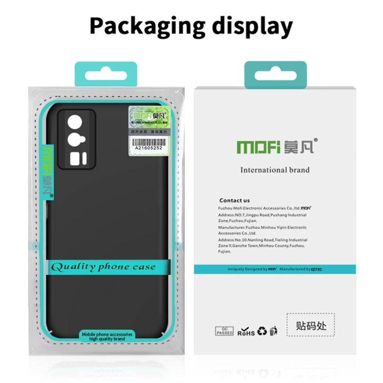 For Xiaomi Redmi K60E MOFI Frosted Ultra-thin PC Hard Case(Blue) - Xiaomi Cases by MOFI | Online Shopping South Africa | PMC TechLife | Buy Now Pay Later Mobicred