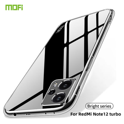 For Xiaomi Redmi Note 12 Turbo MOFI Ming Series Ultra-thin TPU Phone Case(Transparent) - Xiaomi Cases by MOFI | Online Shopping South Africa | PMC Jewellery